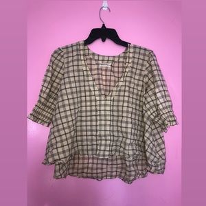 Urban Outfitters plaid top